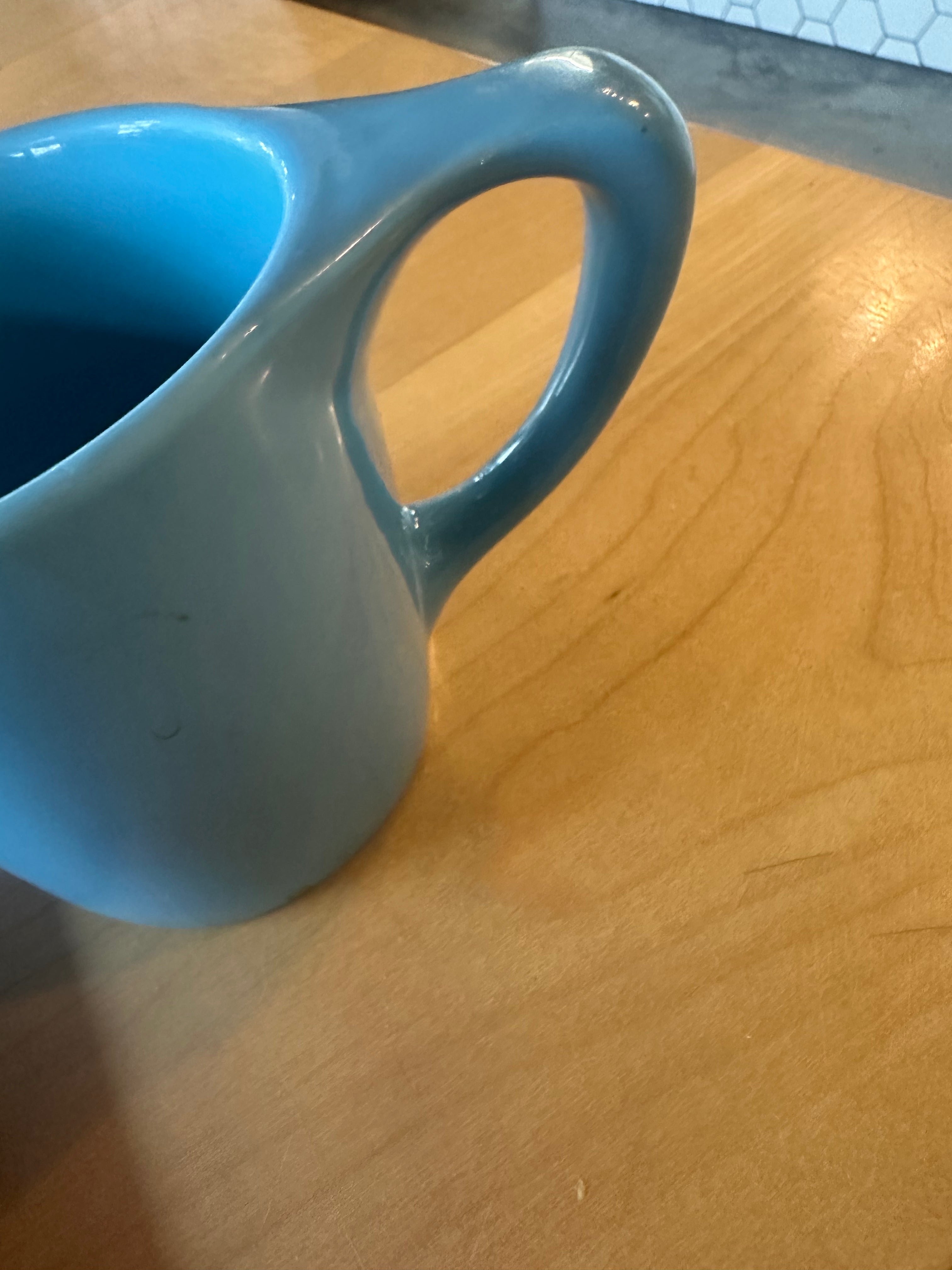 blue coffee mug