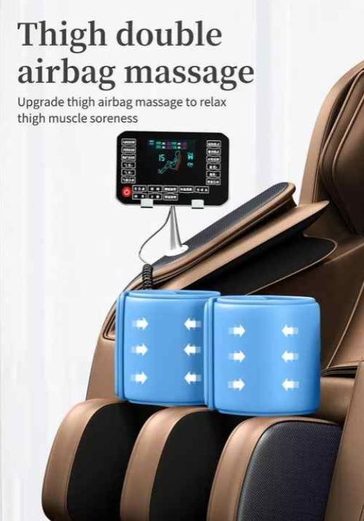 8D Zero Gravity Calf Heating Massage Chair